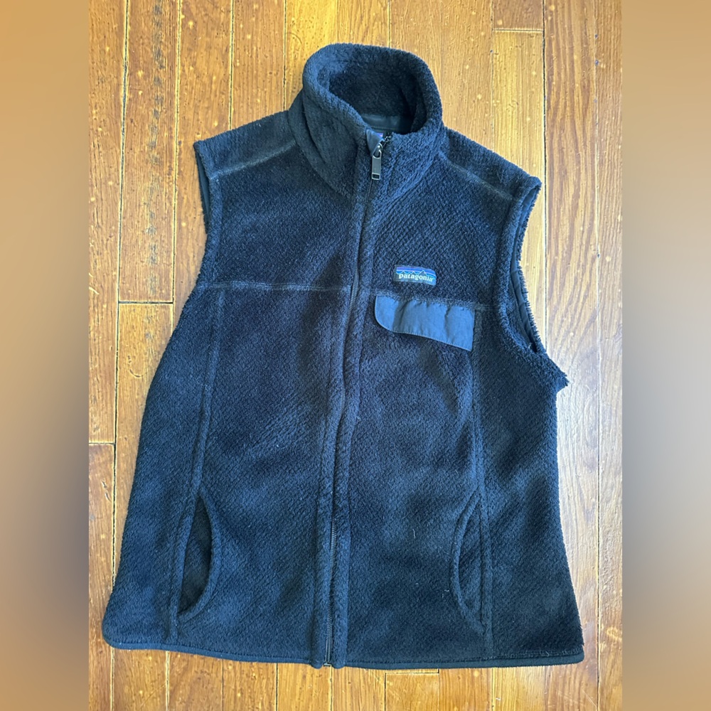 Women’s Black Fleece Vest